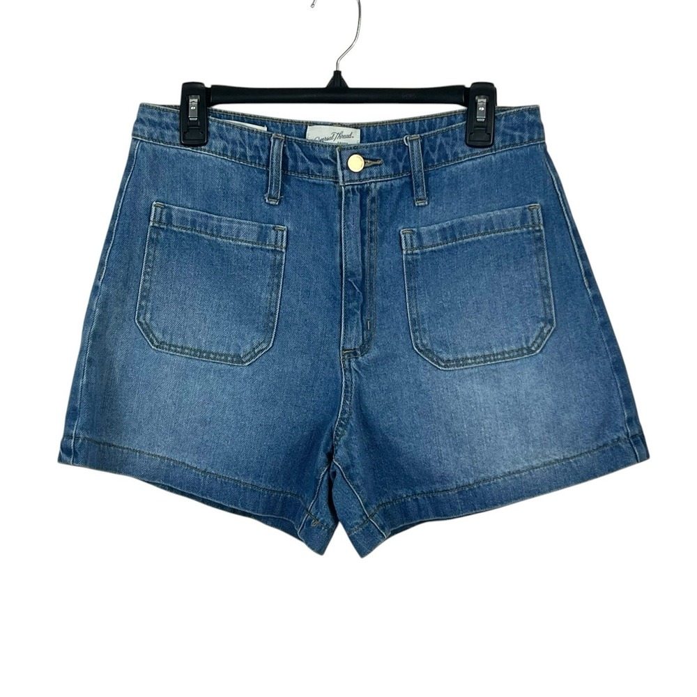 Universal Thread Goods Co. Highest Rise A-Line Denim Jean Shorts 100% Cotton 10